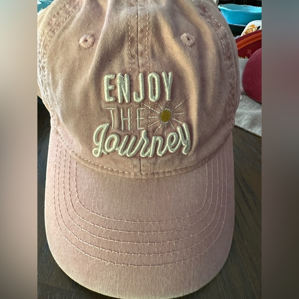 Pink 'Enjoy the Journey' Cap